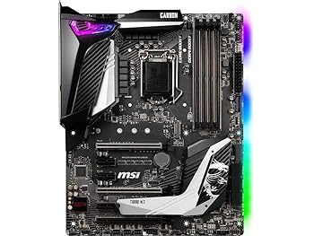 【中古】MSI MPG Z390ゲームPROカーボンLGA1151（Intel 8thおよび9th Gen）M.2 USB 3.1 Gen 2 DDR4 HDMI DP SLI CFX ATX Z390ゲーム用マザーボード