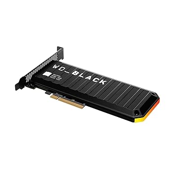 【中古】WDS100T1X0L [WD Black AN1500 NVMe SSD Add-In-Card（1結核症 PCIe Gen3 x8 NVMe 5年引きうける）]