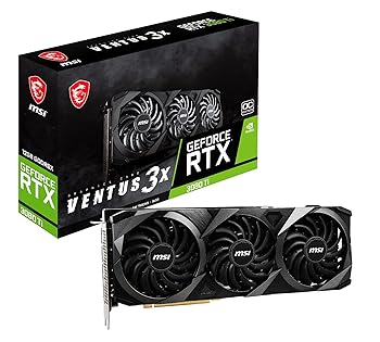 【中古】MSI GeForce RTX 3080 Ti VENTUS 3X 12G OC グラフィクスゲーム盤 VD7770