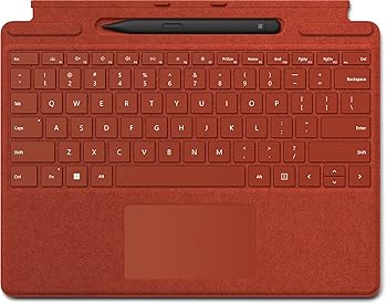 【中古】Surface Pro スリム ペン2付き Signature キーボード ポピー レッド|スカーレット2021