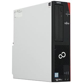 【中古】中古パソコン 富士通 ESPRIMO D586/M(MX) Windows10 デスクトップ 一年保証 Core i7 6700 3.4(~最大4.0)GHz MEM:16GB SSD:512GB DVDマルチ Win1|スカーレット2021