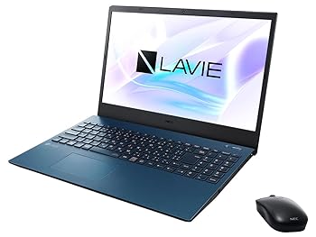 【中古】PC-N1565CAL(ネイビーブルー) LAVIE N15 15.6型 Ryzen 7/8GB/5|スカーレット2021