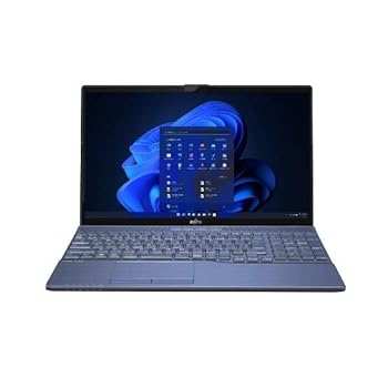 【中古】富士通｜FUJITSU 万覚え帳マイコン LIFEBOOK AH50/F3 メタリックブルー FMVA50F3L [15.6型 /Windows11 Home/AMD Ryzen 7 /Office HomeandBusiness/
