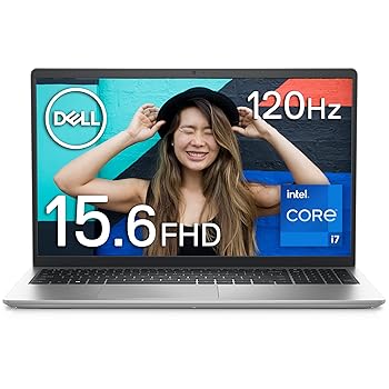 【中古】Dell Inspiron 15 3520 ノートパソコン NI375A-CNLS プラチナシルバー(Intel 12Gen Core i7-1255U,8GB,512GB SSD,15インチFHD)