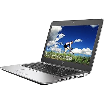 【中古】HP ノートパソコン windows11 EliteBook 820G3 Core i5-6世代 メモリ8GB 高速SSD [MS Office2019/無線LAN内蔵/BLUETOOTH内蔵/カメラ内蔵/安心の