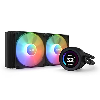 【中古】NZXT KRAKEN Elite RGB 240 Black 飾り気のない水冷中央処理装置空調設備 RL-KR24E-B1 FN1880