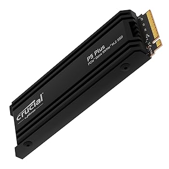【中古】Crucial P5 Plus 2結核症 Gen4 NVMe M.2 SSD 内蔵ゲーミングSSD ヒートシンク付き添い人 PlayStation 5(なおなお書き5)相応う - 最大限度6,600MB/秒 - CT2000P5PSSD5