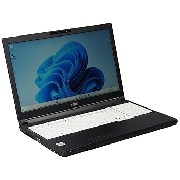 【中古】中古パソコン 富士通 LIFEBOOK A5510/D(DX) Windows11 ノートPC 一年保証 第10世代 Core i5-10210U 1.6(～最大4.2)GHz MEM:8GB SSD:256GB DVDマ