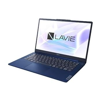 【中古】ノートパソコン LAVIE N14 Slim ネイビーブルー [14.0型 /Win11 Home /AMD Ryzen 5 /メモリ：16GB /SSD：256GB /Office] NEC PC-N1455HAL｜スカーレット2021
