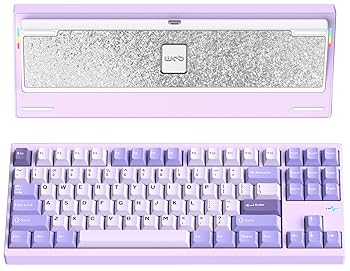 【中古】KEEBMONKEY WOBKEY Crush 80 リブート CNC アルミニウム 5秒 クイックリリース トリプルモード接続 メカニカルキーボード 優れた音響効果(プロパ