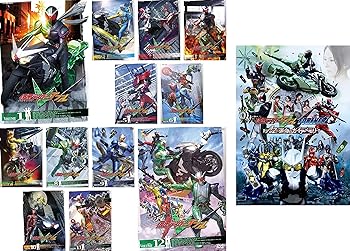 【中古】仮面ライダー W ダブル TV版 全12巻 + 劇場版 FOREVER AtoZ 運命のガイアメモリ [レンタル落ち] 全13巻セット [マーケットプレイスDVDセット商品