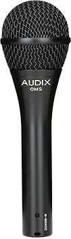 【中古】AUDIX オーディックス OM5 ボーカル ライブ 歌ってみた スタジオ録音用 ハンドヘルド ダイナミックマイク 超単一指向性 ブラック