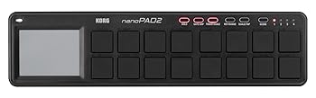 【中古】KORG 定番 USB MIDIコントローラー nanoPAD2 BK ブラック ベロシティ対応 16パッド 音楽制作 DTM コンパクト設計で持ち運びに最適 すぐに始めら｜スカーレット2021