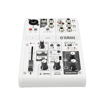 【中古】ヤマハ YAMAHA ウェブキャスティングミキサー オーディオインターフェース 3チャンネル AG03 インターネット配信に便利な機能付き 音楽制作アプ|スカーレット2021