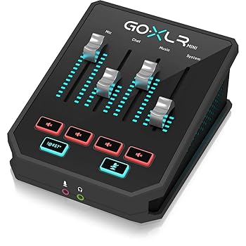 【中古】TC HELICON MIDASプリアンプ搭載 オンライン配信用ミキサー &USBオーディオインターフェイス GO XLR MINI【国内正規品】