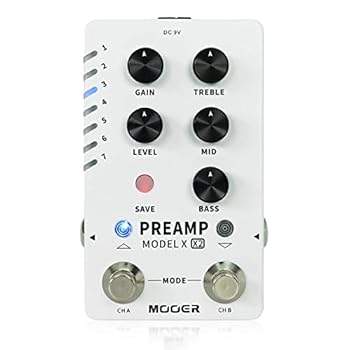 【中古】Mooer PREAMP MODEL X2 アンプシミュレーター ギターエフェクター