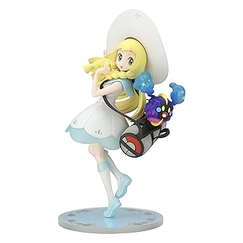 【中古】ポケモンセンターオリジナル フィギュア リーリエ&コスモッグ 1/8スケール PVC&ABS製 塗装済み完成品フィギュア｜スカーレット2021