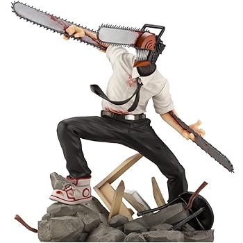 【中古】チェンソーマン ARTFX J チェンソーマン 1/8スケール PVC製 塗装済み完成品 フィギュア PV019