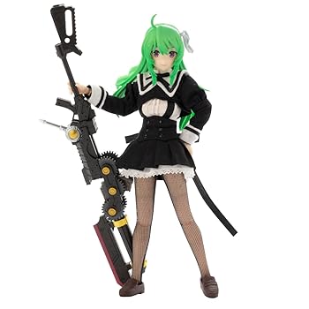 【中古】アゾンインターナショナル アサルトリリィシリーズNo.068 アサルトリリィ 田中壱 1/12スケール ソフビヘッド製 フィギュア コレクタードール