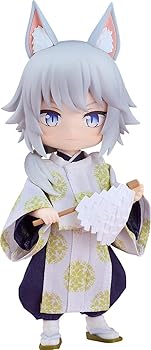【中古】ねんどろいどどーる 狐の神主 レイ ノンスケール 布&磁石&プラスチック製 塗装済み可動フィギュア