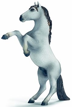 【中古】シュライヒ ファームワールド ムスタング馬 (オス:白) フィギュア 13621