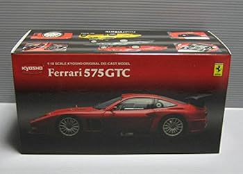 【中古】京商 1/18 フェラーリ 575 GTC 2004 赤いこと K08391A 成し遂げる品