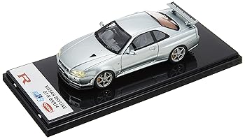 【中古】京商オリジナル 1/43 ニッサンスカイライン R34 (BBR) /シルバー 完成品