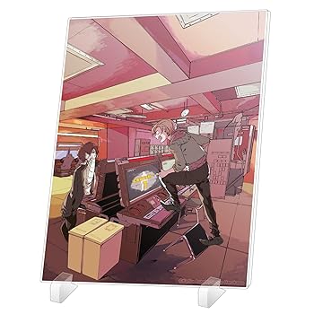 【中古】KADOKAWA ビーンズ文庫創刊記念 文豪ストレイドッグス 太宰、中也、十五歳 アクリルパネル 約170×130mm アクリル製