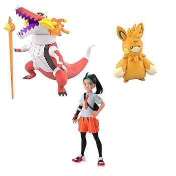 【中古】バンダイ 食玩ポケモン スケール ワールド パルデア地方 ネモナ スケルダージ パウモット セット