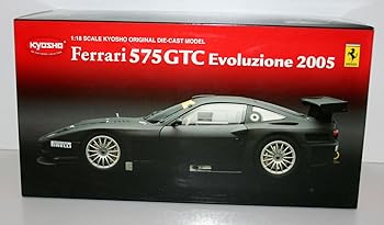 【中古】京商 1/18 フェラーリ 575 GTC 2005 ブラック K08392A 完成品｜スカーレット2021