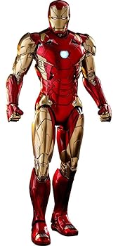 【中古】ムービー・マスターピース DIECAST マーベル・スタジオ10周年 1/6スケールフィギュア アイアンマン・マーク46(コンセプト・アート版)(アベンジャ