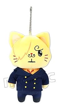 【中古】ONE PIECE サンジ アイマスク付きぬいぐるみキーホルダー withCAT