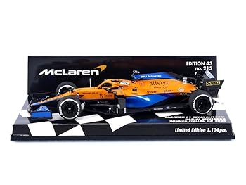 【中古】Minichamps 1/43 マクラーレンMCL35M リカルド イタリアGP2021ウィナー 完成品｜スカーレット2021
