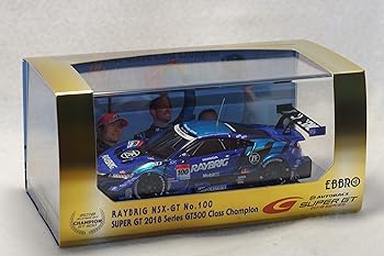 【中古】1/43 エブロ EBBRO 45621 SUPER GT500 2018 Champion Car RAYBRIG NSX-GT #100 4526175456214 チーム国光