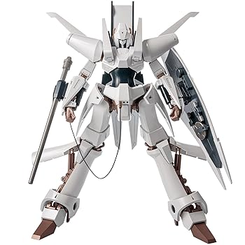 【中古】RIOBOT 重戦機エルガイム エルガイム ノンスケール ダイキャスト＆ABS製 塗装済み完成品 アクションフィギュア