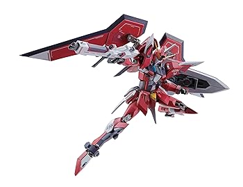 【中古】TAMASHII NATIONS METAL ROBOT魂 機動戦士ガンダムSEED FREEDOM イモータルジャスティスガンダム 約140mm ABS&PVC&ダイキャスト製 塗装済み可動