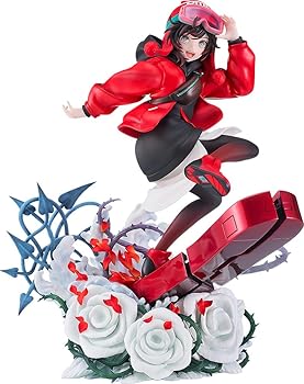 【中古】RWBY 氷雪帝国 ルビー ローズ ルシードドリーム 1/7スケール プラスチック製 塗装済み完成品フィギュア