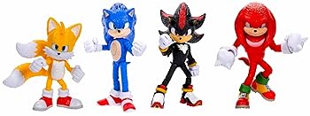 【中古】ソニック・ザ・ムービー 3 ：ソニック × シャドウ TOKYO MISSION ジャックス・パシフィック 5インチ アクションフィギュア 4パック (ソニック &画像