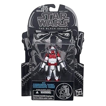 【中古】Hasbro スター・ウォーズ 3.75インチ ベーシックフィギュア ブラックシリーズ #15 コマンダー ソーン 【並行輸入】