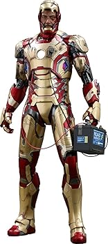 【中古】クオーター・スケール アイアンマン3 アイアンマン・マーク42 1/4スケール プラスチック製 塗装済み可動フィギュア