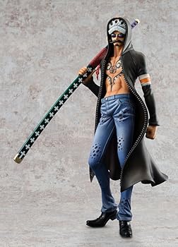 【中古】Portrait.Of.Pirates ワンピース Sailing Again トラファルガー・ロー Ver.2(アンコール再販) 約240mm PVC&ABS製 塗装済み完成品フィギュア