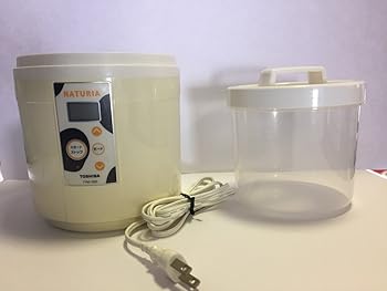 【中古】［人並み外れたに好いたらしい］TOSHIBA 発酵乳制作室 NATURIA 発酵乳製造業者 TYM-1000(W) 白いこと