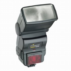 【中古】Promasterデジタル7400edfシューマウントフラッシュfor Pentax / Samsung