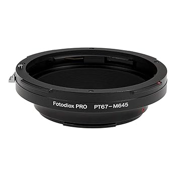 【中古】［人並み外れたに好いたらしい］Fotodiox Proレンズマウントアダプター - Pentax 6x7 (P67、PK67) 一眼二眼レフ水晶体をMamiya 645 (M645)マウント一眼レフカメラボディに取り付けま