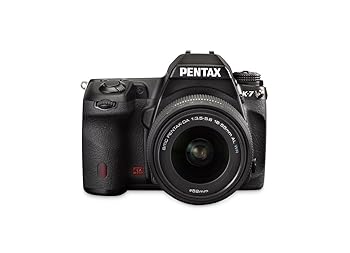 【中古】Pentax K-7 14.6 MP Digital SLR with Shake Reduction and 720p 固定ディスク Video with DA 18-55粍 f/3.5-5.6 AL Weather Resistant Lens by Pentax