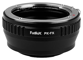 【中古】［非常に良い］Fotodiox レンズマウントアダプター 富士XマウントカメラのPentax Kマウント(PK)一眼レフレンズに対応