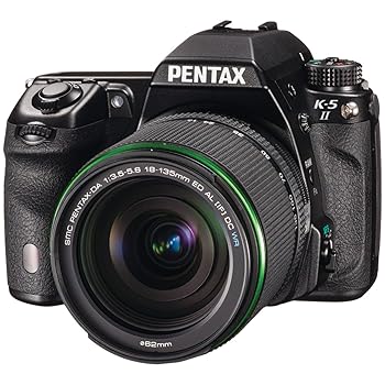 【中古】Pentax K-5 II 16.3 MP DSLR DA 18-135粍 WR lens kit (Black) (OLD MODEL) by Pentax
