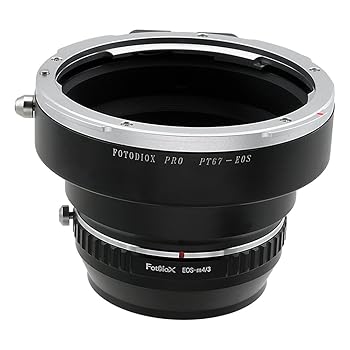 【中古】Fotodiox Pro Combo Lens Mount Adapter Compatible with Pentax 6x7 Lenses to Micro Four Thirds Mount Cameras