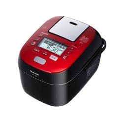 【中古】［非常に良い］PANASONIC SR-WSX105S-K ルージュブラック Wおどり炊き [スチーム&可変圧力IHジャー炊飯器(5.5合炊き)]