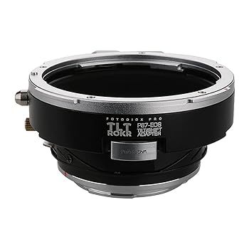 【中古】［人並み外れたに好いたらしい］Fotodiox Pro TLT ROKR Tilt/Shift Lens Mount Adapter Compatible with Pentax 6x7 Lenses to Canon EOS EF and EF-S Cameras
